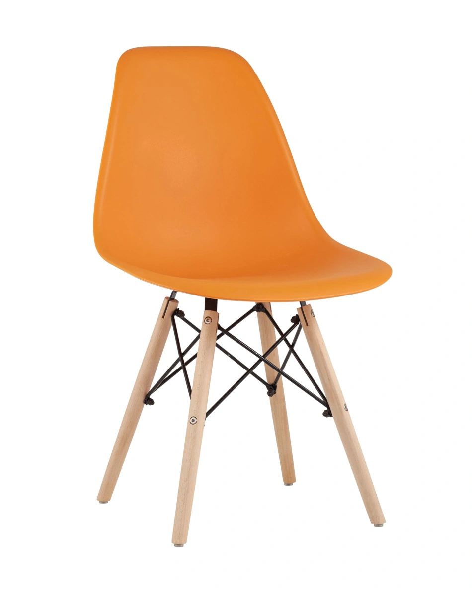 Стул Eames Style DSW оранжевый 4 шт.