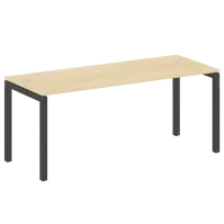 Metal System Quattro Стол офисный на П-образном м/к 50БП.СП-5 Вяз/Мокко металл 1800×720×750