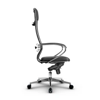 Кресло для руководителя Метта L 1m 42/K_17841_Кожа перфорированная NewLeather – Черный