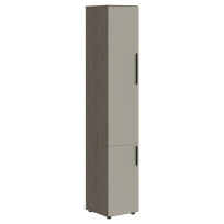 Шкаф для документов высокий узкий VHCS 40.3 Яшма черный/Кобра 400×430×2253 VELION