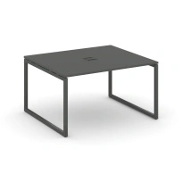 Стол для переговоров Style Project SN-4O.SPRG-033 Акация Лорка/Металл Черный 1380×1180×750
