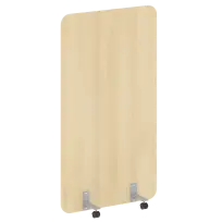 R-line Перегородка на металлических опорах, на роликах DP.R-100-180 Тиквуд тёмный/Серый металл 1000×18×1800