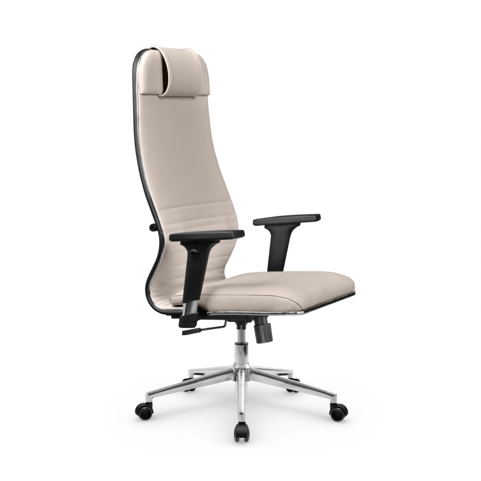 Кресло для руководителя Метта L 1m 38К2/2D_17852_Infinity Easy Clean_светло-бежевый