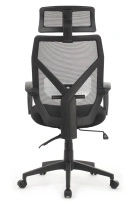 Белый пластик/Синяя сетка сидушка W-203AC
