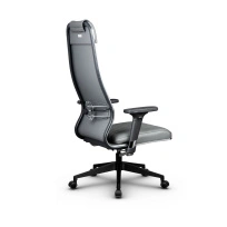 Кресло для руководителя Метта L 1m 40M/2D_17832_Кожа перфорированная NewLeather – Черный