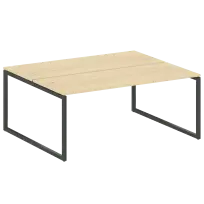 Metal System Quattro Р. ст. на О-образном м/к 40БО.РАС-СП-2.5 Акация/Антрацит металл 1800*1475*750