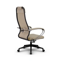 Кресло для руководителя Метта L 1m 38K2/K_17832_Кожа перфорированная NewLeather – Черный