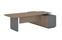 Стол для руководителя FOSTER FT2322L левый / Шпон Серебряная жемчужина TA21 FT2322L