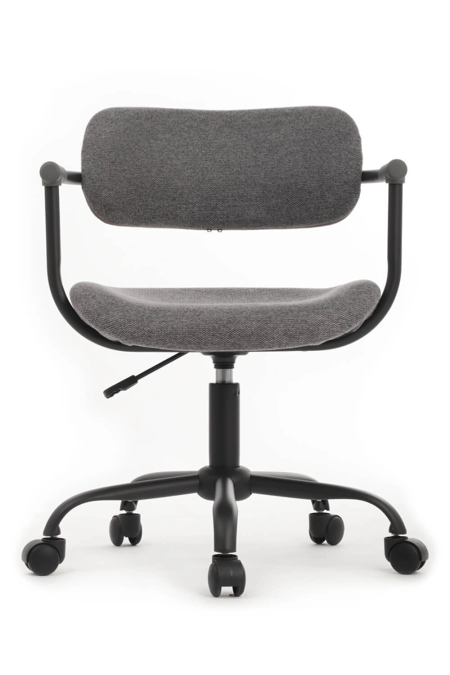Кресло Kolin W-231 Чёрный каркас/Серая ткань 600×600×750-830