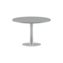 Конференц стол Imago ПРГ-100 Ясень Шимо/Белый D1000×750