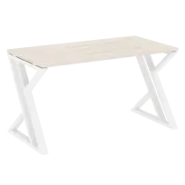 Loft Стол рабочий VR.L-SRZ-3.7 Тиквуд тёмный/Чёрный металл 1380×720×750