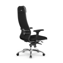 Кресло для руководителя Метта L 1m 38K2/4D_17838_Кожа перфорированная NewLeather – Темно-коричневый