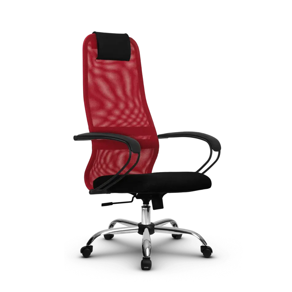 Кресло для руководителя Metta SU-BP-8 (SU-BK130-8) CH / Красный