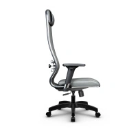 Кресло для руководителя Метта L 1m 40M/2D_17831_Кожа перфорированная NewLeather – Черный