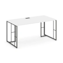 Стол для руководителя Rift Direct RF.SR-024 Дуб Табак / Металл Черный 1580×800×750