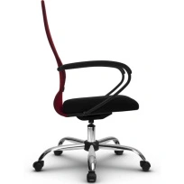 Кресло офисное Metta  SU-CP-8P (SU-СК130-8P) CH / Красный – Красный