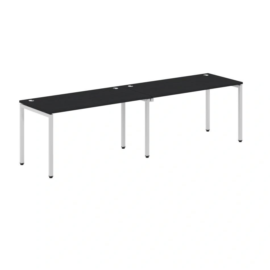 Стол 2-х местный XWST 2870 Дуб Юкон/Алюминий 2806х700х750 XTEN-S