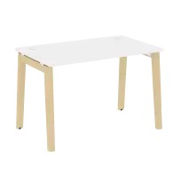 Onix Wood Стол офисный OW.SP-2.7 Дуб мали/Дуб светлый/Белый металл 1180×720×750