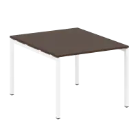 Metal System Quattro Перег. стол (1 столешница) на П-образном м/к 40БП.ПРГ-1.1 Акация/Антрацит металл 1000*1235*750