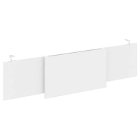Onix Direct Lux Царга для стола руководителя O.M-CSR-6 Дуб мали/Хром 1740×450×54