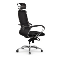 Кресло для руководителя Samurai SL-2.04 Infinity Easy Clean черный плюс