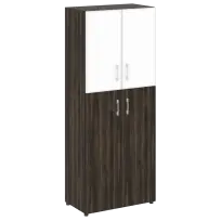 Шкаф LT.ST-1.7 R white Yalta / Дуб Мали – Стекло White 800×450×1987