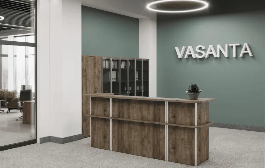 Стойка ресепшен Vasanta цвет Дуб самдал