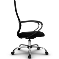 Кресло офисное Metta  SU-CP-10P (SU-СК130-10P) CH / Красный – Красный