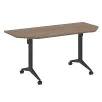 X-Pull Стол складной мобильный X.M-7.T2 Тиквуд тёмный/Антрацит металл 1580×720×753