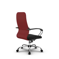 Кресло офисное Metta  SU-CP-10 (SU-СК130-10) CH / Красный – Красный