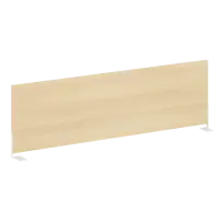 Metal System Экран для стола боковой Б.ЭКР-120 Акация/Белый металл 1200×348×18