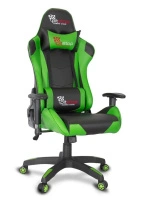 Геймерское кресло CLG-801LXH BLUE кожа PU Синий / крестовина пластик