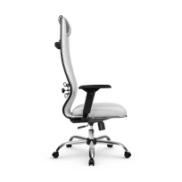 Кресло для руководителя Метта L 1m 50M/4D_17833_Кожа перфорированная NewLeather - Черный_Кожа перфорированная NewLeather - Черный