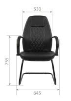 Конференц-кресло Chairman 950V LT Россия / Экопремиум / Черный