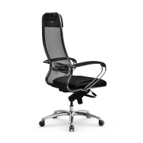 Кресло для руководителя Samurai SL-1.04 Infinity Easy Clean Черный плюс