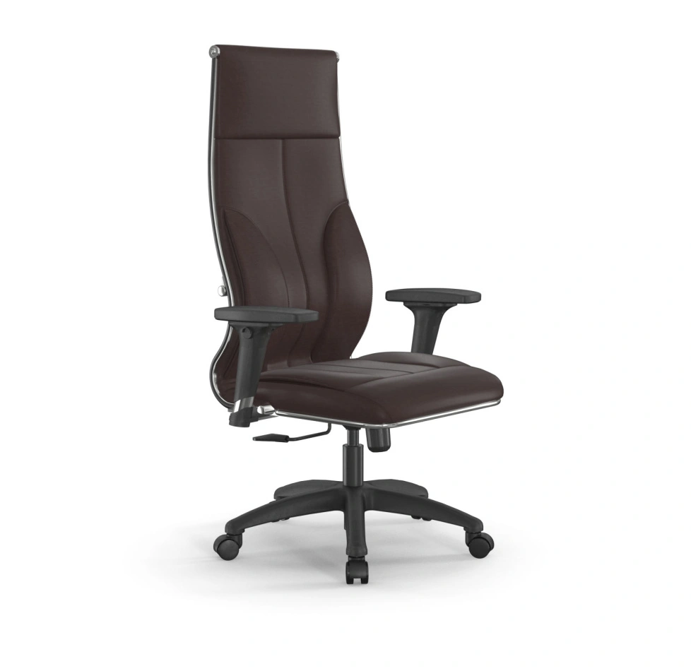 Кресло для руководителя Метта L 1m 46/2D_17831_Infinity Easy Clean_темно-коричневый