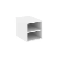 Тумба для документов с двумя открытыми нишами Style Project SN.TP-012 / Тиквуд Светлый / 343×491×352