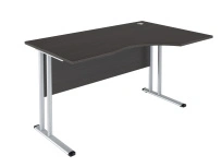 Стол эргономичный СА-2M(R) Мокачино/серебро 900х900х755 Imago M