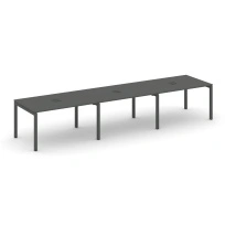 Стол для переговоров Style Project SN-5P.SPRG-024 Акация Лорка/Металл Черный 4740×980×750