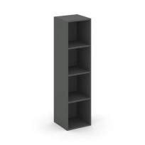 Корпус шкафа для документовы среднего узкого Rift RF.KSU-4.N Дуб Табак 380×374×1466