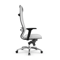 Кресло для руководителя Метта L 1m 50M/4D_17838_Кожа перфорированная NewLeather - Черный_Кожа перфорированная NewLeather - Черный