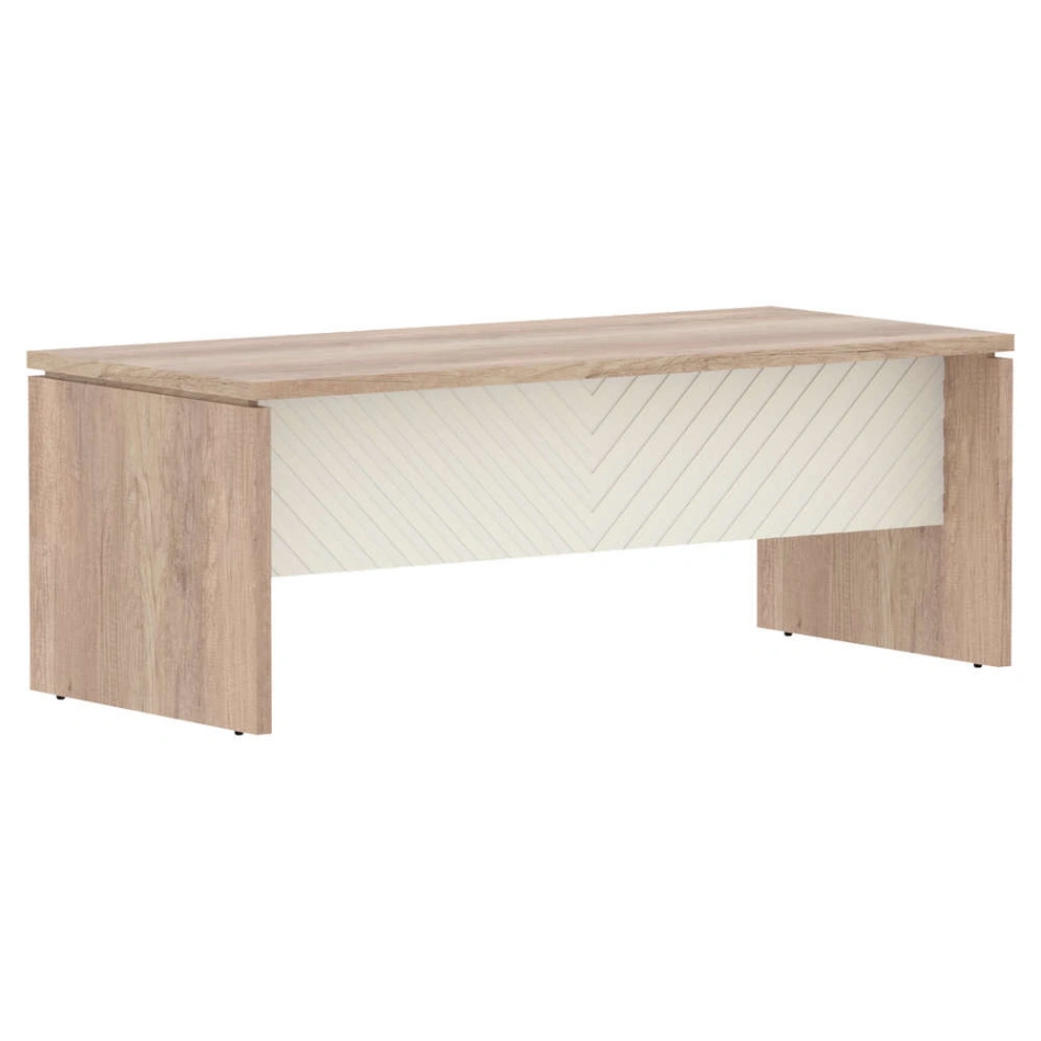 Стол для руководителя TLST 209 Дуб Каньон Z/Латте 2000×900×750 TORR LUX