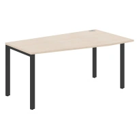 Стол эргономичный XS6CT 169(R) Сосна Эдмонт/Серый 1600х700/900х750 XTEN-S60