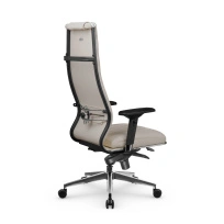 Кресло для руководителя Метта L 1m 50M/4D_17839_Кожа перфорированная NewLeather - Черный_Кожа перфорированная NewLeather - Черный