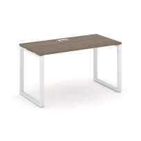 Стол офисный Style Project SN-4O.SP-005 / Дуб Табак – Металл Белый / 1780×600×750