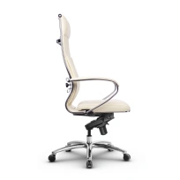 Кресло для руководителя Метта L 1c 44B/K_17838 Кожа перфорированная NewLeather – Черный