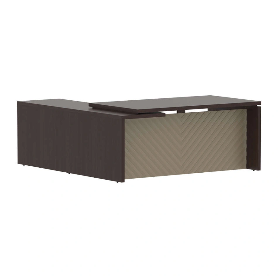 Стол руководителя TLCT 1820(R) Венге Магия Z/Капучино 1800х2000х750 TORR LUX
