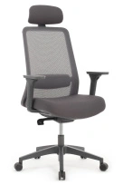 Кресло WORK W-218C Grey Серый пластик/Серая сетка 65-64-113-123