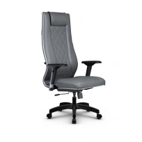 Кресло для руководителя Метта L 1m 50M/4D_17831_Кожа перфорированная NewLeather - Черный_Кожа перфорированная NewLeather - Черный