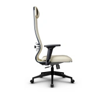 Кресло для руководителя Метта L 1m 40M/2D_17832_Кожа перфорированная NewLeather – Черный